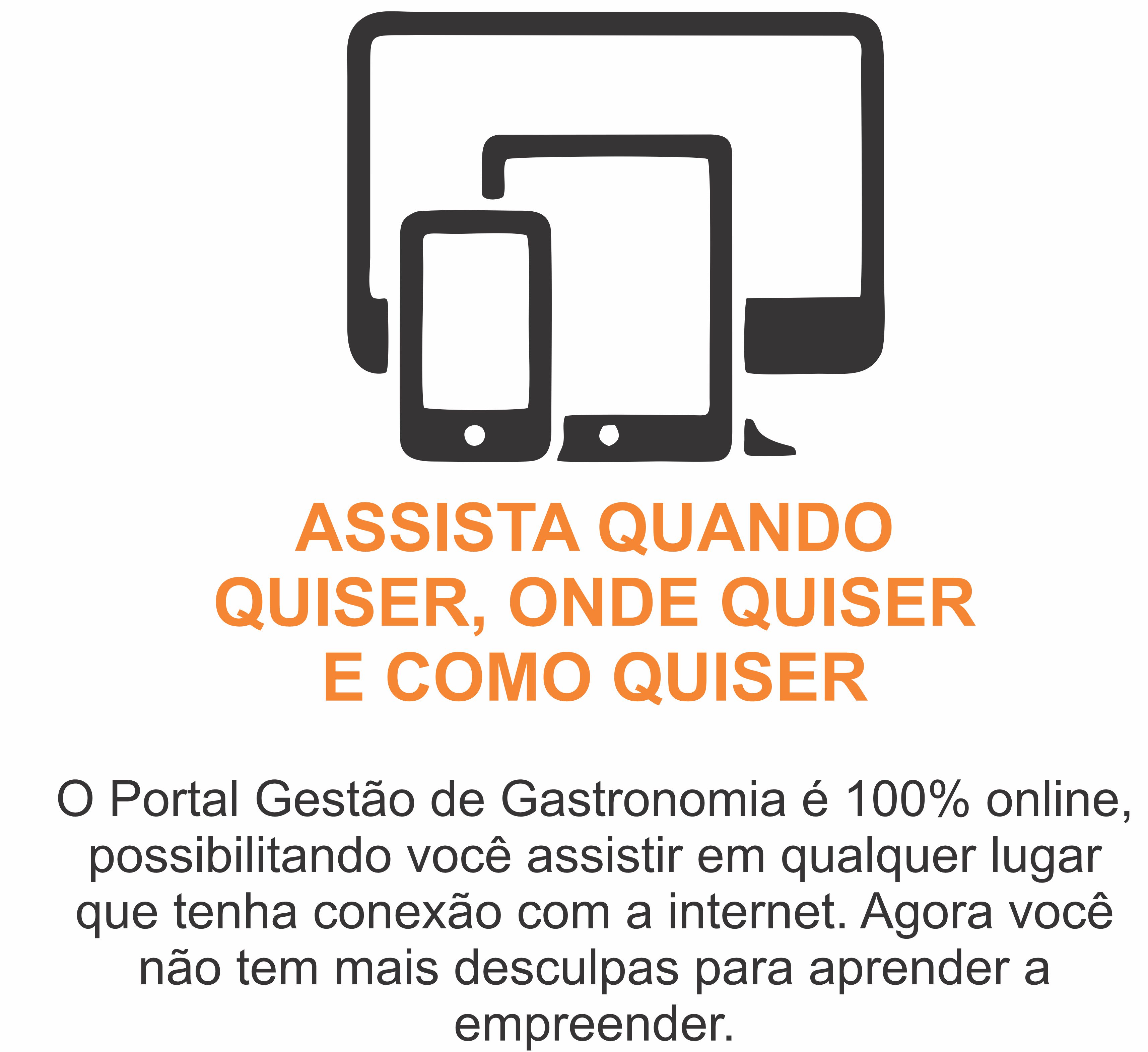 Gestão de gastronomia - online